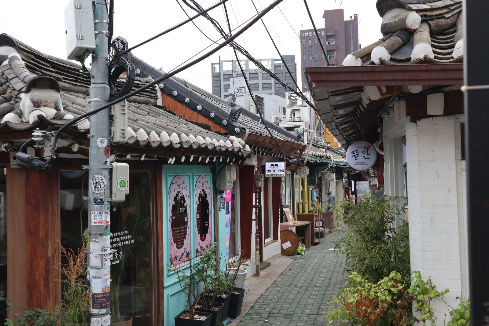 Travel route in Seoul